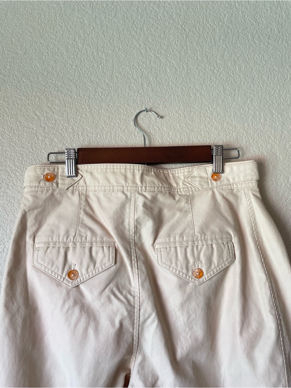 Anthropologie Maeve Ultility Barrel Trouser pants High-Waist Pleated Size 8 - Picture 8 of 11